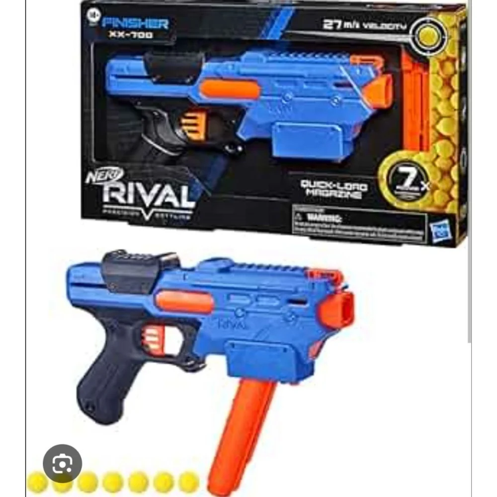 Boys Nerf Finisher XX-700 Action Figure Playset Blue Orange One Size 14+